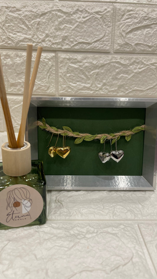 orecchini cuore pendente