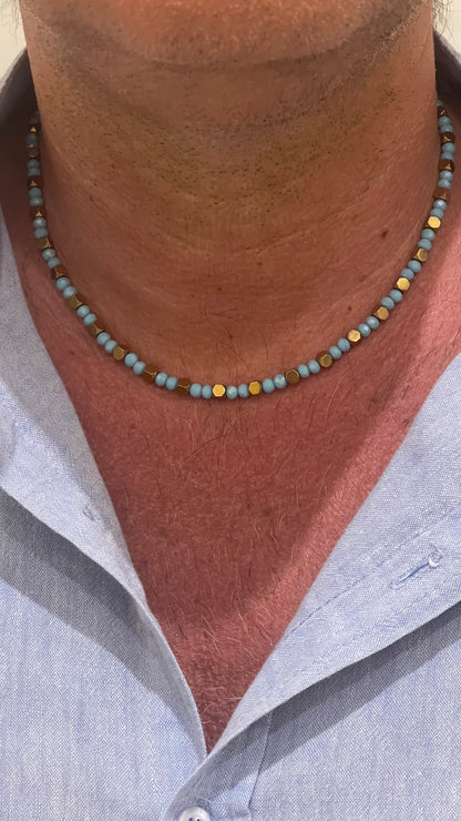 Collana da uomo "Eterna Raw"