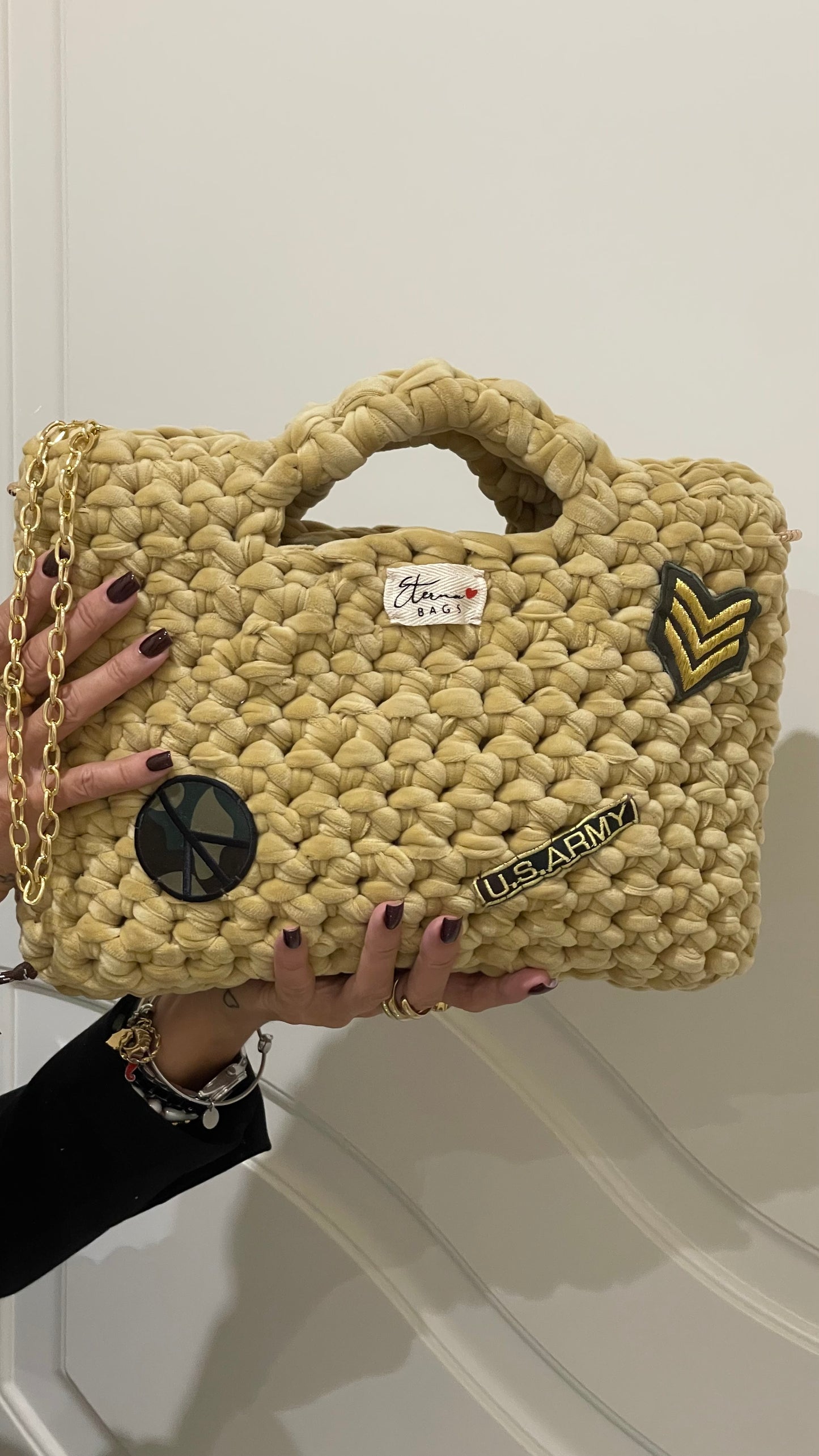 Army chic MAXI -handcrafted Edition