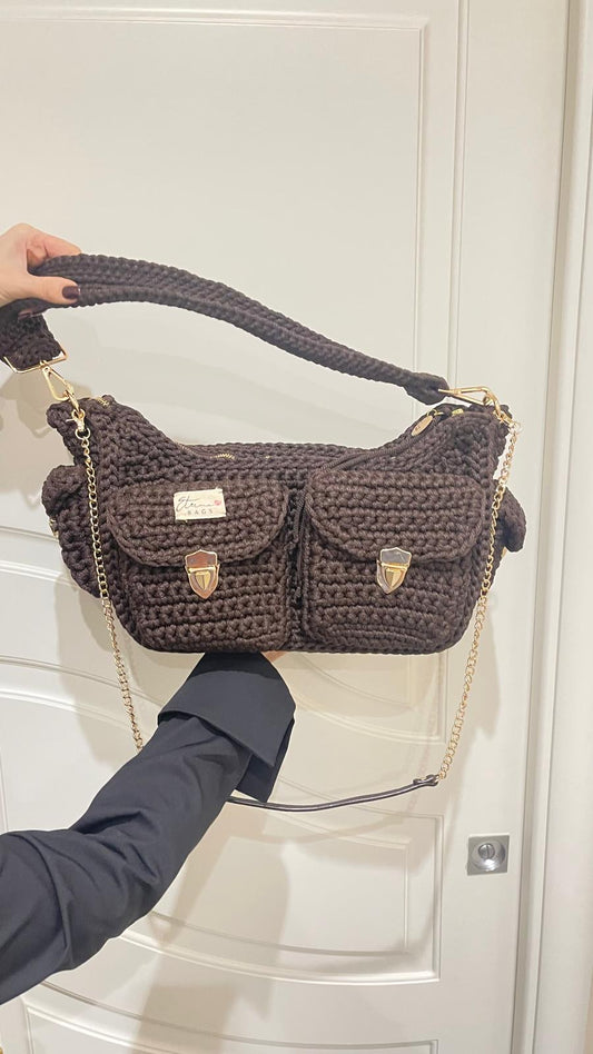 Espresso Multi-Pocket Hobo